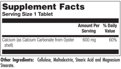 KAL Oyster Shell Calcium Tablet (Раковина устрицы с кальцием) 600 мг 100 таблеток
