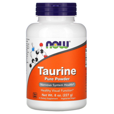 NOW Taurine (таурин порошок) 227 грамм