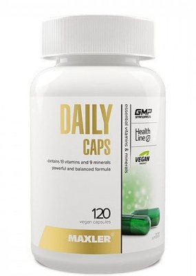 Maxler Daily Caps (Витаминно-минеральный комплекс) 120 капсул