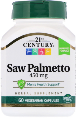 21st Century Saw Palmetto (Ягоды пальмы сереноа) 450 мг 60 капсул