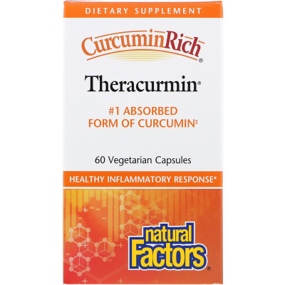 Natural Factors CurcuminRich теракурмин 60 капсул