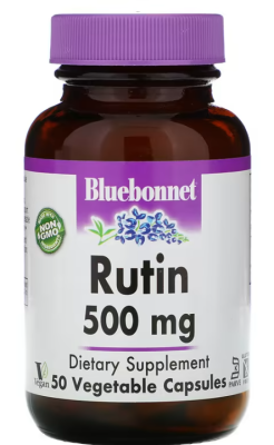 Bluebonnet Nutrition Rutin (рутин) 500 мг 50 вег. капсул