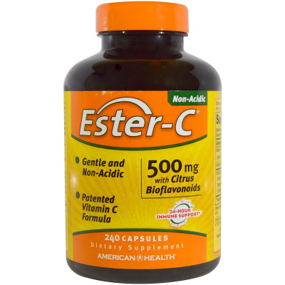 American Health Ester-C with Citrus Bioflavonoids (Ester-C с цитрусовыми биофлавоноидами) 500 мг 240 капсул
