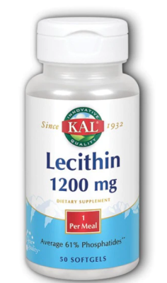 KAL Lecithin (Лецитин) 1200 мг 50 гелевых капсул