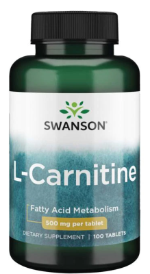 Swanson L-Carnitine (L-карнитин) 500 мг 100 таблеток