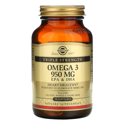 Solgar Omega-3 950 мг EPA & DHA 50 капсул