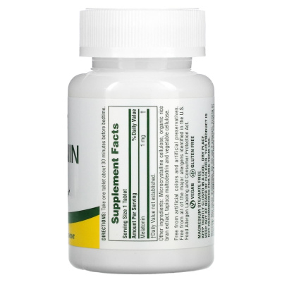 NaturesPlus Melatonin (Мелатонин быстрого действия) 1 мг 90 таблеток