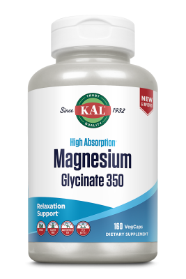 KAL Magnesium Glycinate (Глицинат Магния) 350 160 капсул