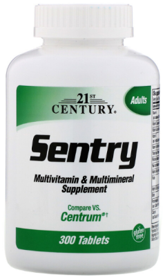 21st Century Sentry (мультивитаминная и мультиминеральная добавка) 300 таблеток