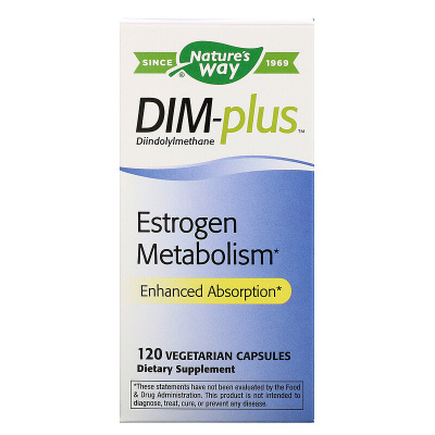 Nature's Way DIM-plus метаболизм эстрогенов 120 капсул