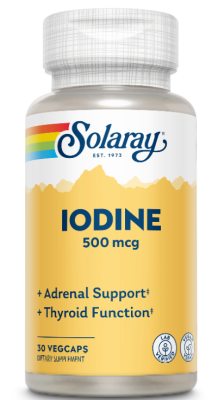 Solaray Iodine (Йод в форме йодида калия) 500 мкг 30 капсул