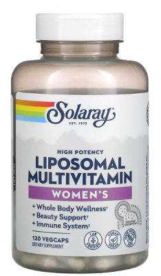 Solaray Universal Liposomal Womens (Липосомальные поливитамины для женщин) 120 капсул