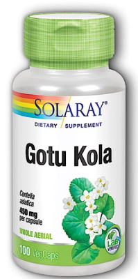 Solaray Gotu Kola Aerial (Готу кола) 450 мг 100 капсул