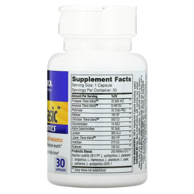 Enzymedica Digest Basic + Probiotics (основные ферменты с пробиотиками) 30 капсул