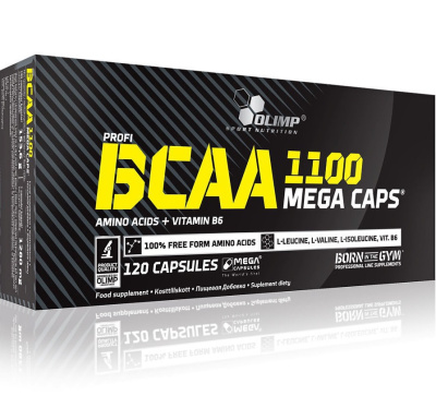 Olimp BCAA Mega caps 1100 120 капсул