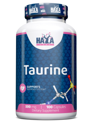 Haya Labs Taurine (Таурин) 500 мг 100 капсул