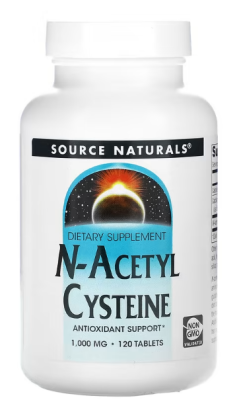 Source Naturals N-Acetyl Cysteine (N-ацетилцистеин) 1000 мг 120 таблеток