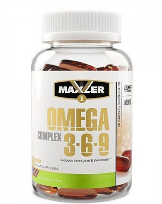 Maxler Omega 3-6-9 Сomplex 90 капсул