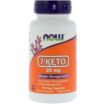 NOW 7-KETO 25 мг 90 капсул