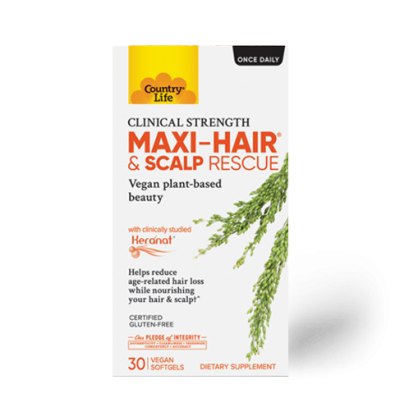 Country Life Maxi-Hair & Scalp Rescue 30 капсул