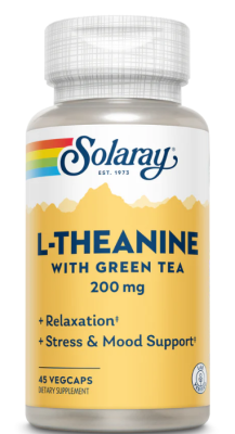 Solaray L-Theanine (L-теанин) 200 мг 45 капсул