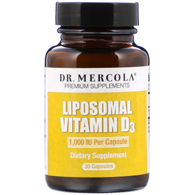 Dr. Mercola Liposomal Vitamin D3 (Липосомальный витамин D3) 1000 МЕ 30 капсул