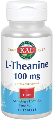 KAL L-Theanine (L-Теанин) 100 мг 30 таблеток