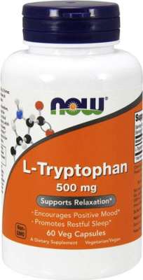 NOW L-Tryptophan (L-Триптофан) 500 мг 60 капсул