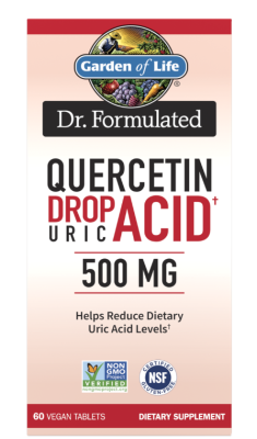 Garden Of Life Dr Formulated Quercetin Drop Acid (Кверцетин в каплях поддержка уровня мочевой кислоты) 500 мг 60 вег таблеток