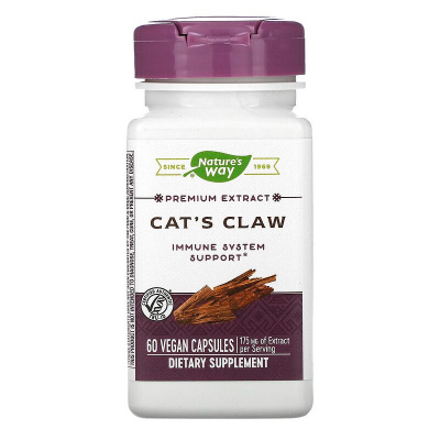 Nature's Way Cat`s Claw (кошачий коготь) 175 мг 60 капсул