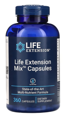 Life Extension Mix™ Capsules  (Капсулы Mix) 360 капсул