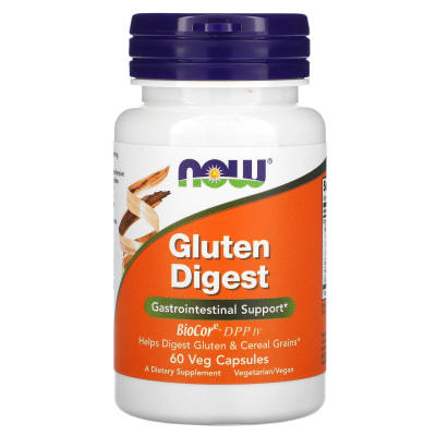 Now Foods Gluten Digest (добавка для переваривания глютена) 60 вег. капсул