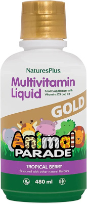 NaturesPlus Animal Parade Gold Детский жидкий мультивитамин 480 мл (16 OZ)