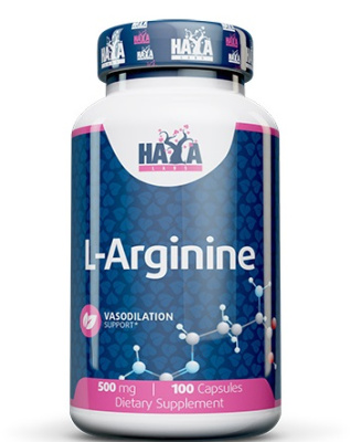 Haya Labs L-Arginine (L-аргинин) 500 мг 100 капсул