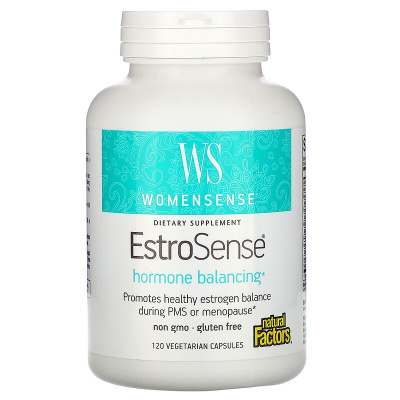Natural Factors WomenSense EstroSense Hormone Balancing (Средство для поддержания гормонального баланса) 120 капсул