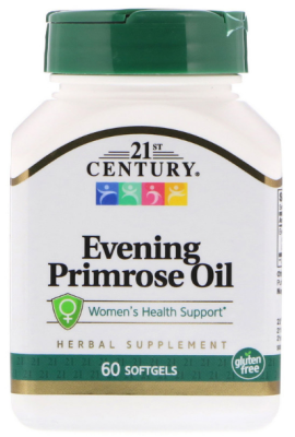 21st Century Evening Primrose Oil (Масло примулы вечерней) 60 капсул