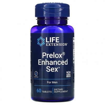 Life Extension Prelox® Enhanced Sex (Сексуальное здоровье мужчин) 60 таблеток