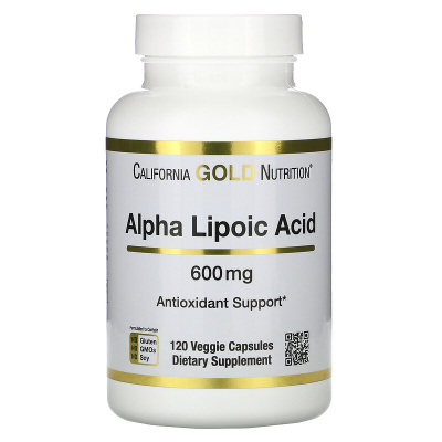 California Gold Nutrition Alpha Lipoic Acid 600 мг 120 капсул