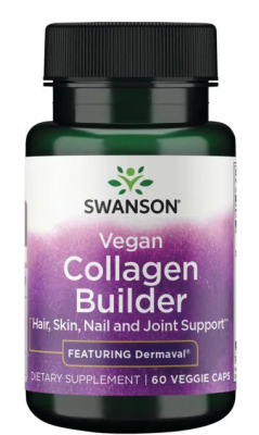 Swanson Vegan Collagen Builder Featuring Dermaval (коллаген) 60 капсул