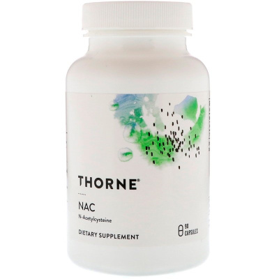 Thorne Research NAC N-ацетил-L-цистеин 90 капсул