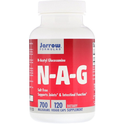 Jarrow Formulas NAG (N-ацетилглюкозамин) 700 мг 120 растительных капсул срок годности 07/2023