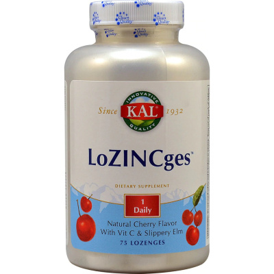 KAL LoZINCges (Цинк) вишня 13 мг 75 леденцов, срок годности 12/2023