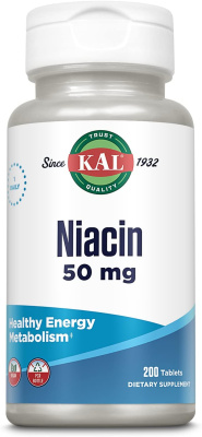 KAL Niacin (Ниацин) 50 мг 200 таблеток