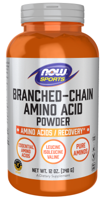 NOW Branched Chain Amino Acid Powder (Порошок аминокислот с разветвленной цепью) 340 г