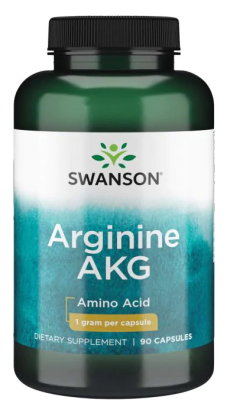 Swanson Arginine Akg (Аргинин Альфа-кетоглутарат) 1г 90 капсул, срок годности 09/2023