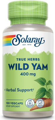 Solaray Wild Yam (Дикий ямс) 400 мг 100 вег капсул