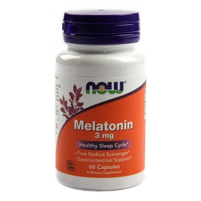 NOW Melatonin 3 мг 60 капсул
