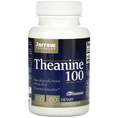 Jarrow Formulas Theanine 100 (Теанин) 100 мг 60 капсул
