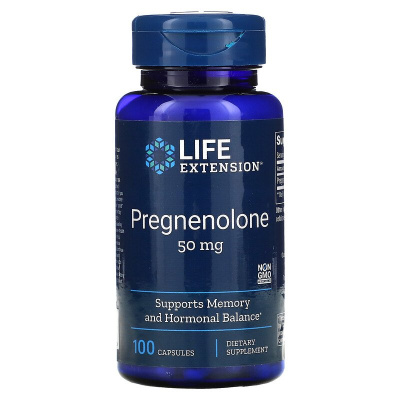 Life Extension Pregnenolone (прегненолон) 50 мг 100 капсул