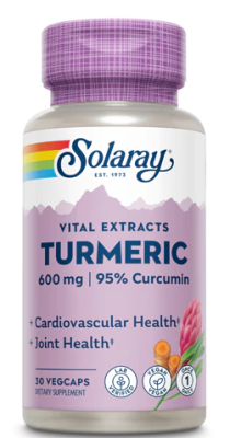 Solaray Turmeric (Куркума) 600 мг 30 вег капсул